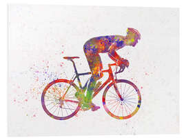 Foam board print Cycling racer VIII