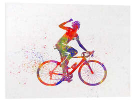 Foam board print Cycling racer VII