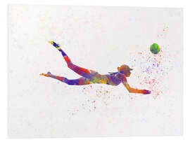 Foam board print Volleyball player VIII