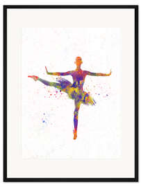 Gerahmter Kunstdruck Balletttänzerin I