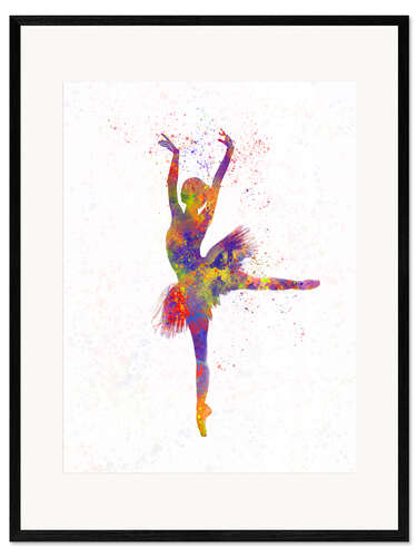 Framed art print Ballet dancer II