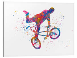 Aluminium print BMX sports XV