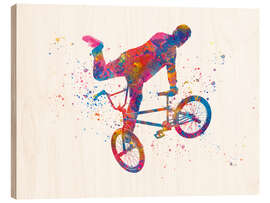 Hout print BMX sports XV