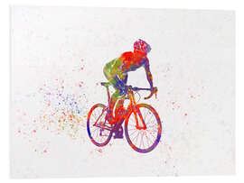 Foam board print Cycling racer VI