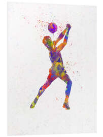 Foam board print Volleyball player III