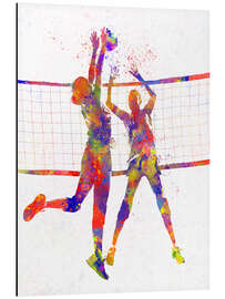 Magnettafel Zwei Volleyballspielerinnen I