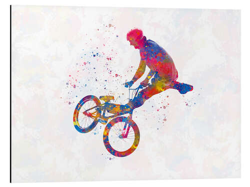 Aluminium print BMX sports XIV