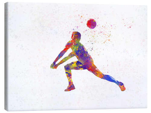 Tableau sur toile Volleyball player IV