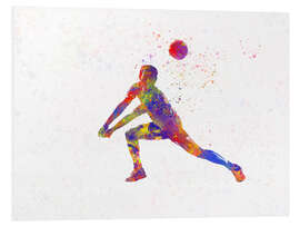 Foam board print Volleyball player IV