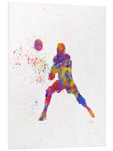 Foam board print Volleyball player V