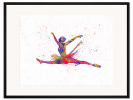 Gerahmter Kunstdruck Balletttänzerin V