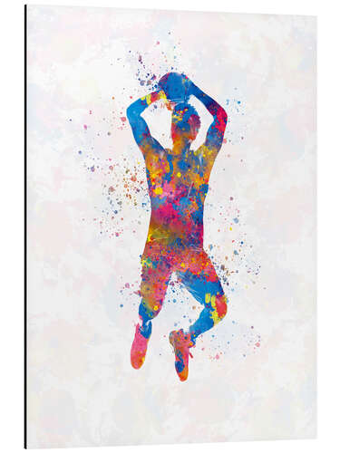 Aluminium print Basketball player IX