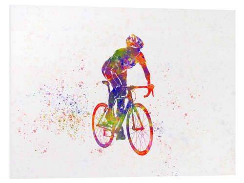 Foam board print Cycling racer V