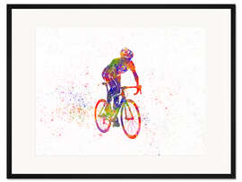 Gerahmter Kunstdruck Radrennfahrer V