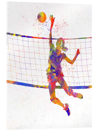 Acrylic print Volleyball player VI