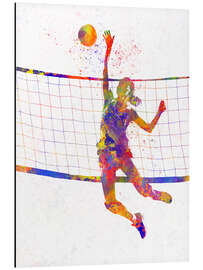 Aluminium print Volleyball player VI