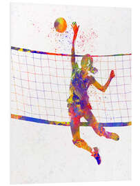 Foam board print Volleyball player VI