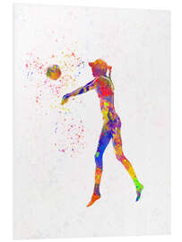 Foam board print Volleyball player VII