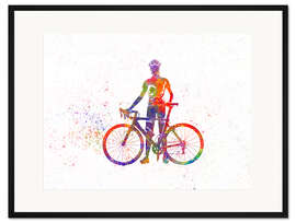 Gerahmter Kunstdruck Radrennfahrer IV