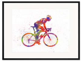 Gerahmter Kunstdruck Radrennfahrer III