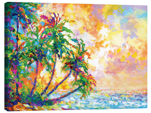 Canvas print Tropical Palm Trees II