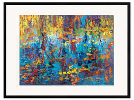 Kunsttryk i ramme Colourful Reflections I