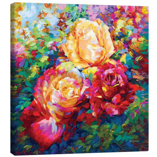 Canvas print Colourful Roses