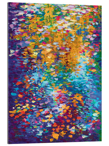 Tableau en plexi-alu Colourful Dance of Leaves