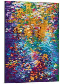 Magnettafel Farbenfroher Tanz der Blätter