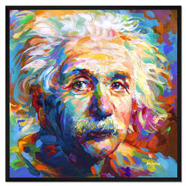 Gerahmter Kunstdruck Albert Einstein Pop Art
