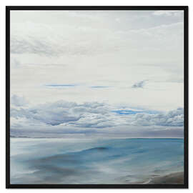 Gerahmter Kunstdruck Blick aufs Meer