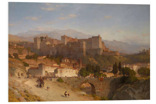 Quadro em PVC The Hill of the Alhambra