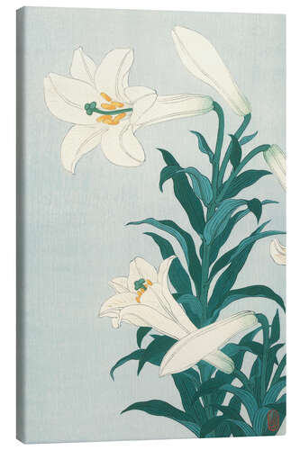 Canvastavla Lilies, ca. 1900