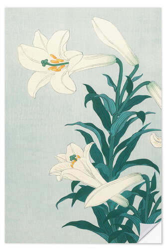 Wall sticker Lilies, ca. 1900