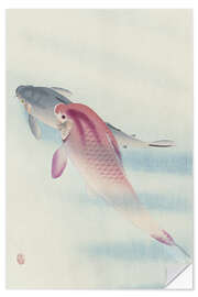 Wall sticker Two Carp