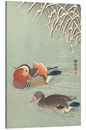 Aluminiumsbilde Mandarin ducks, ca. 1925