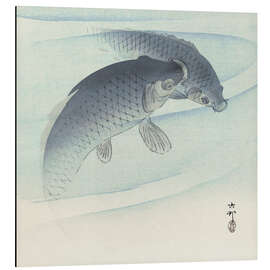 Magnettafel Zwei Karpfen, ca. 1900