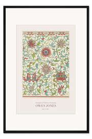 Gerahmter Kunstdruck Chinesische Ornamente, Pl.65 (1867)