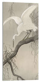 Gallery print White Heron on Branch, ca. 1900