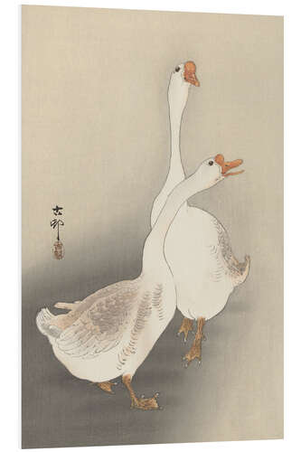 PVC-taulu Two Geese, ca. 1900