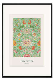 Gerahmter Kunstdruck Chinesische Ornamente, Pl.67 (1867)