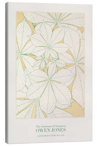 Canvastavla Leaves from Nature No.1 (1856)