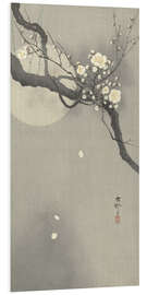 PVC-tavla Plum Blossom and Full Moon, ca. 1900