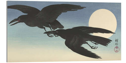 Galleriprint Crows under a full moon, ca. 1925