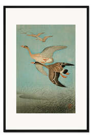 Gerahmter Kunstdruck Fliegende Gänse, 1926