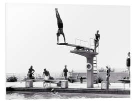 Cuadro de PVC Parada de manos en trampolín, 1935