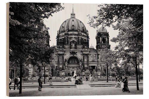 Tableau en bois Cathédrale de Berlin, Allemagne