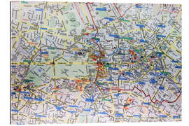 Galleriprint City map of Berlin, Germany