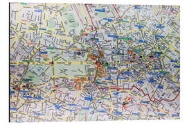 Magnettafel Stadtplan von Berlin, Deutschland