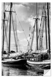 Selvklebende plakat Gloucester Schooner Festival, Cape Ann, USA I